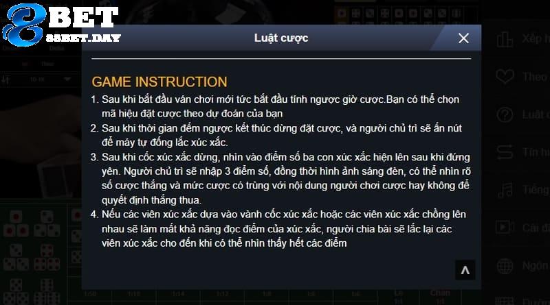 Người chơi nên nắm rõ quy trình một ván cược diễn ra như thế nào